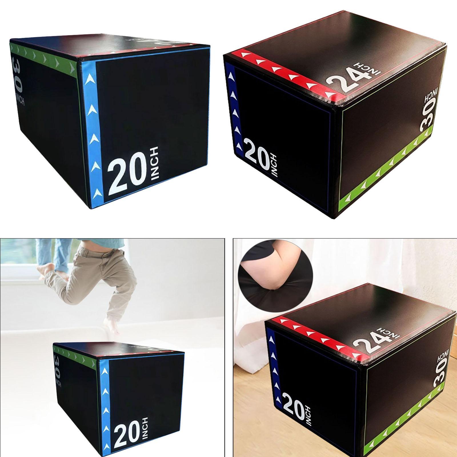 Home Gym On Carpet - 3-in-1Jump Box Plyometric Box for Strength