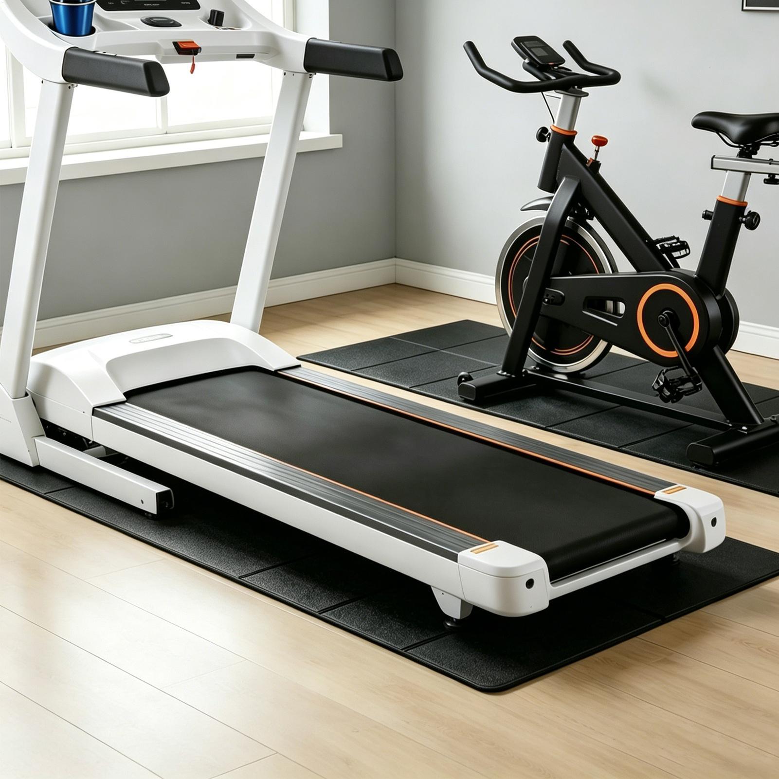 Home Gym Equipments - Treadmill Pads For Floor Non Slip