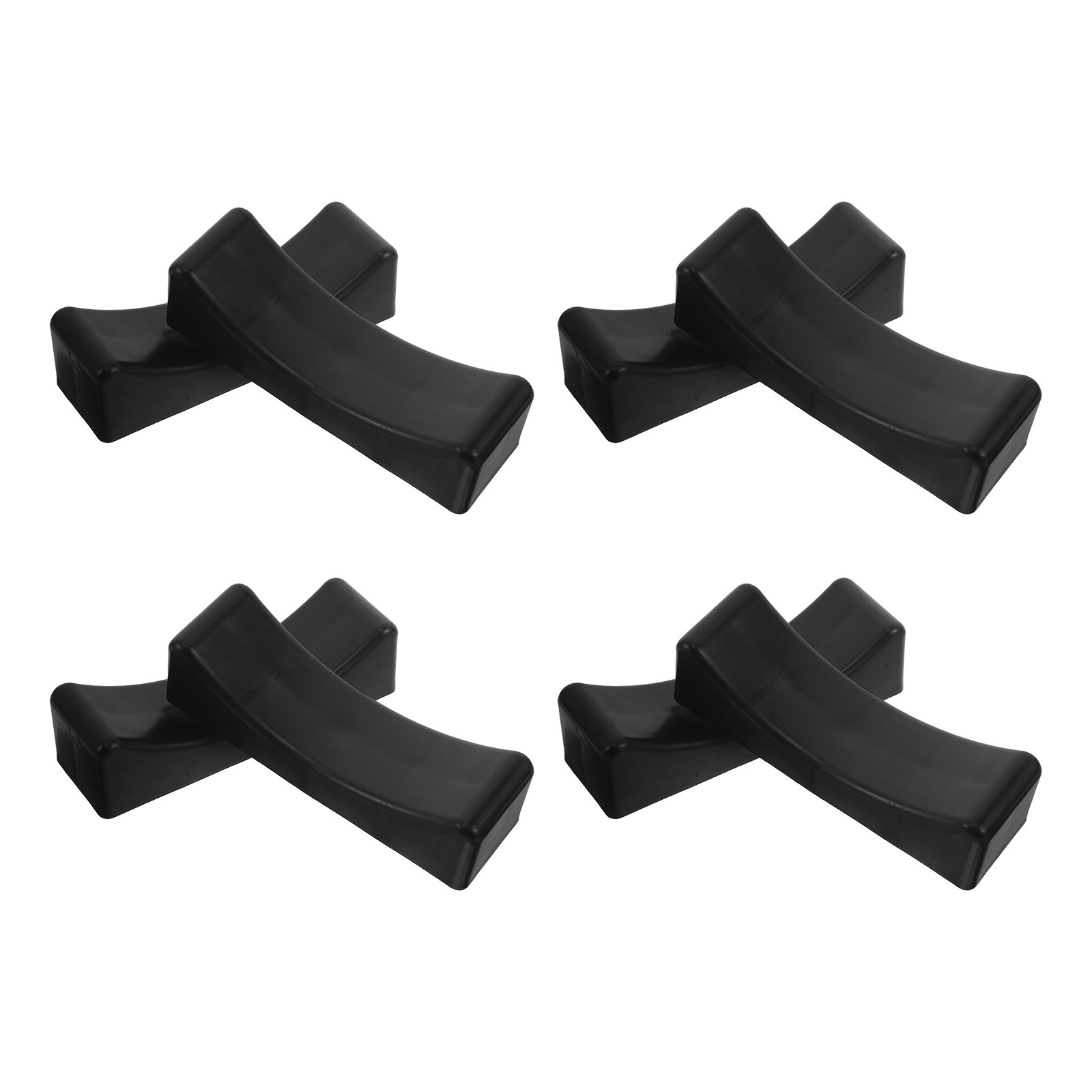 Home Gym Weight - 8Pcs Dumbbell Storage Saddles Hollow Design