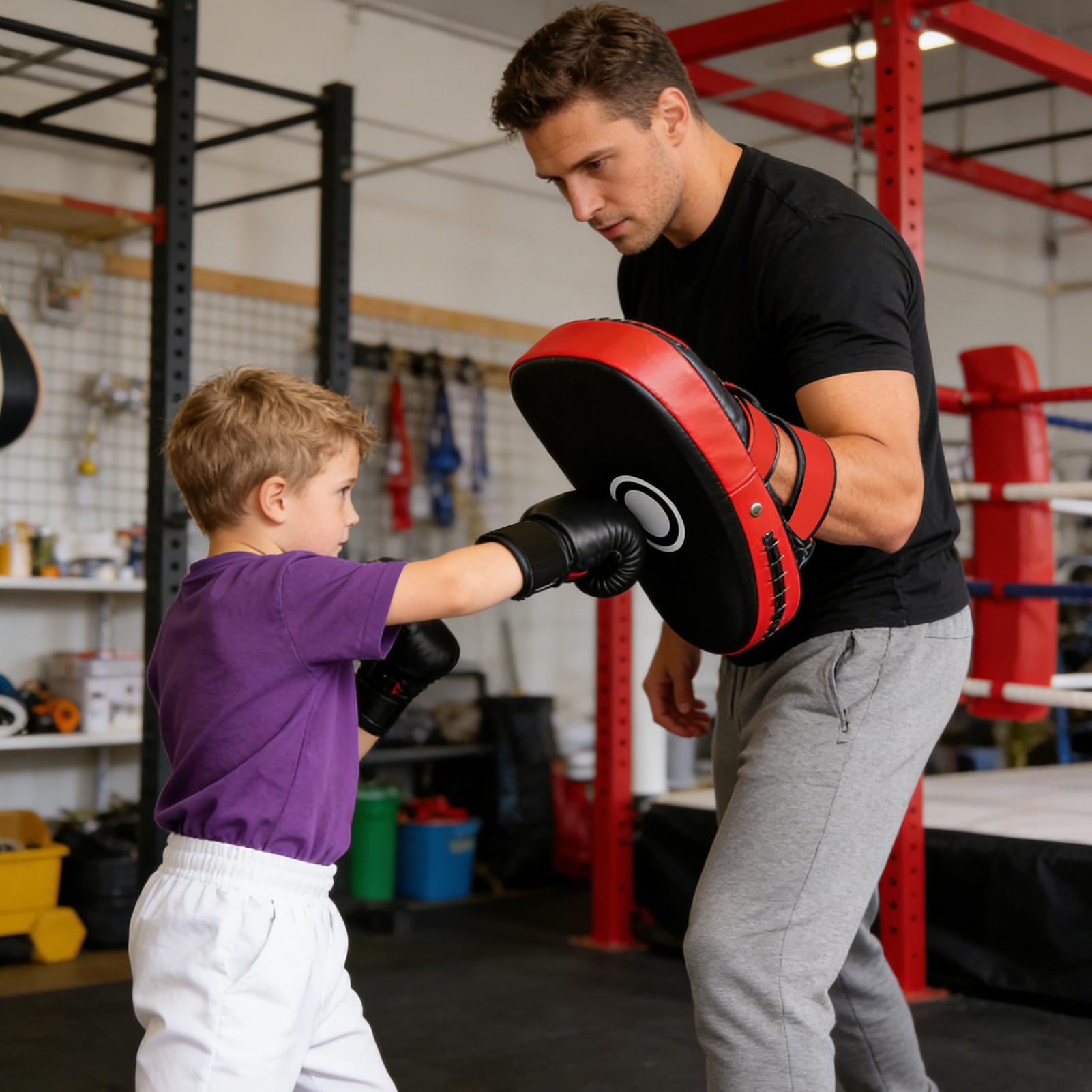PU Leather Boxing Pads Curved  - đánh giá và giá Home Gym Equipments