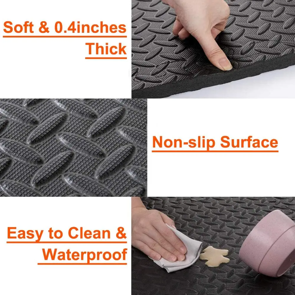 Puzzle Fitness Mat EVA Interlo - đánh giá và giá Home Gym On Carpet