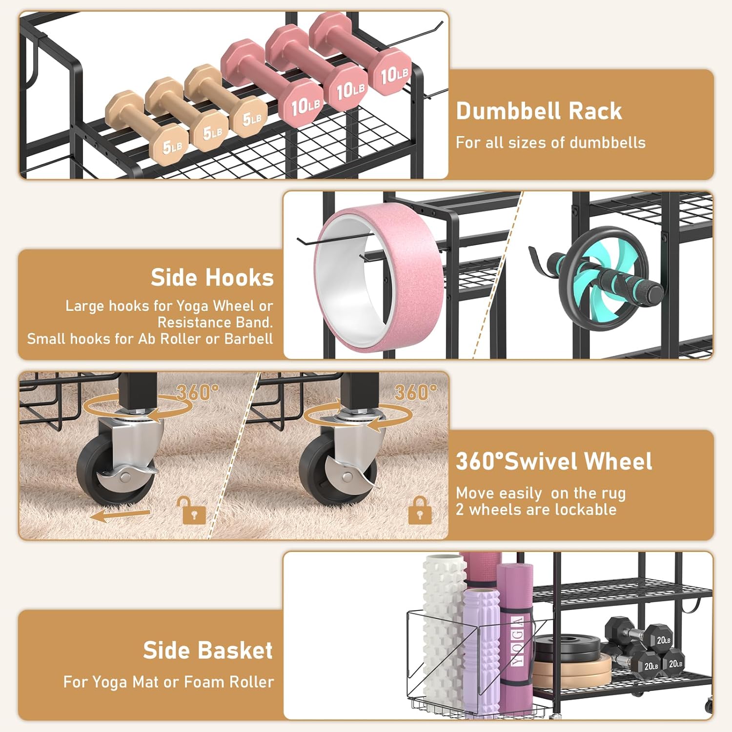 Home Gym Storage, No Material  - đánh giá và giá Home Gym Equipments