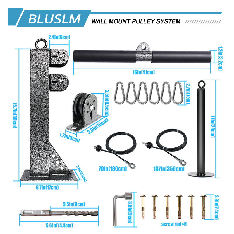 Wall-Mounted Gym Pulley System - đánh giá và giá Home Gym Pulley System