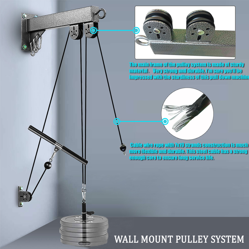 Wall-Mounted Gym Pulley System - đánh giá và giá Home Gym Pulley System
