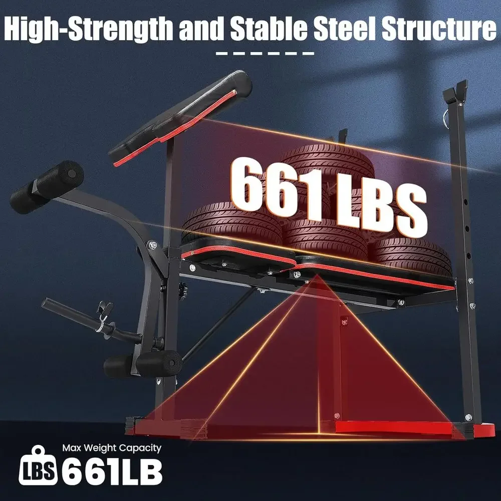 8-in-1 Adjustable Weight Bench - đánh giá và giá Adjustable Weight Bench