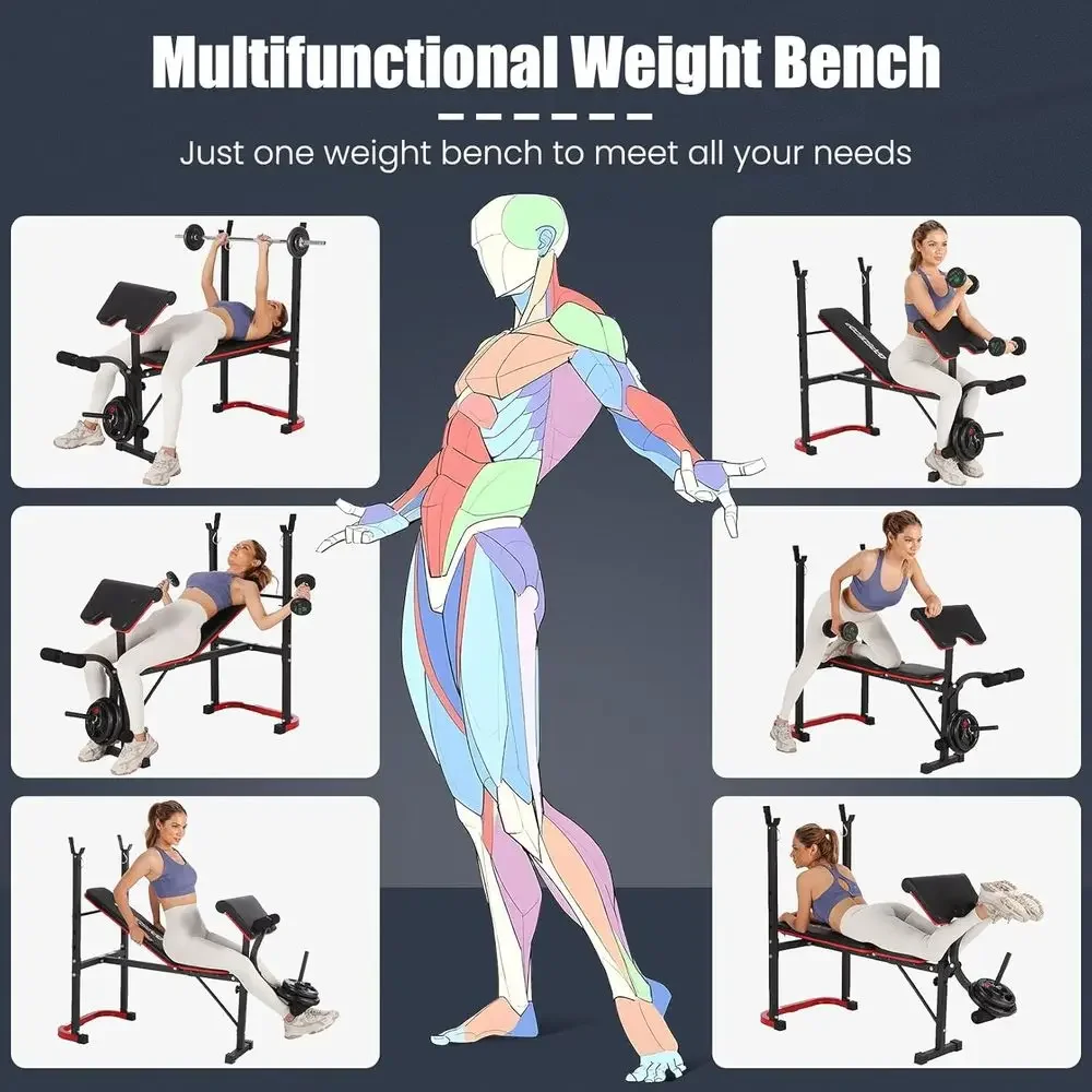 8-in-1 Adjustable Weight Bench - đánh giá và giá Adjustable Weight Bench