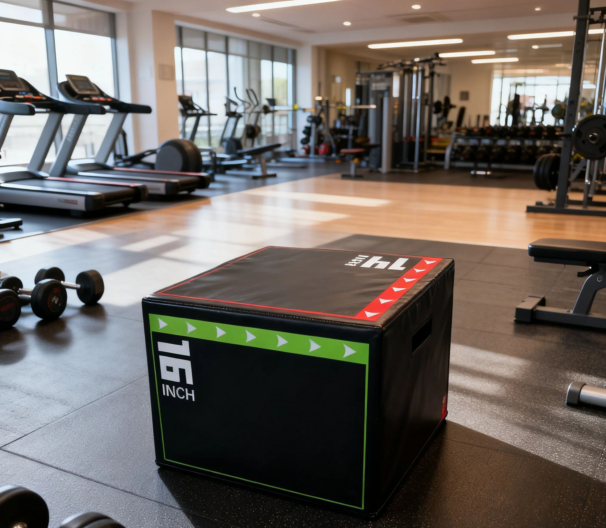 3-in-1Jump Box Plyometric Box  - đánh giá và giá Home Gym On Carpet
