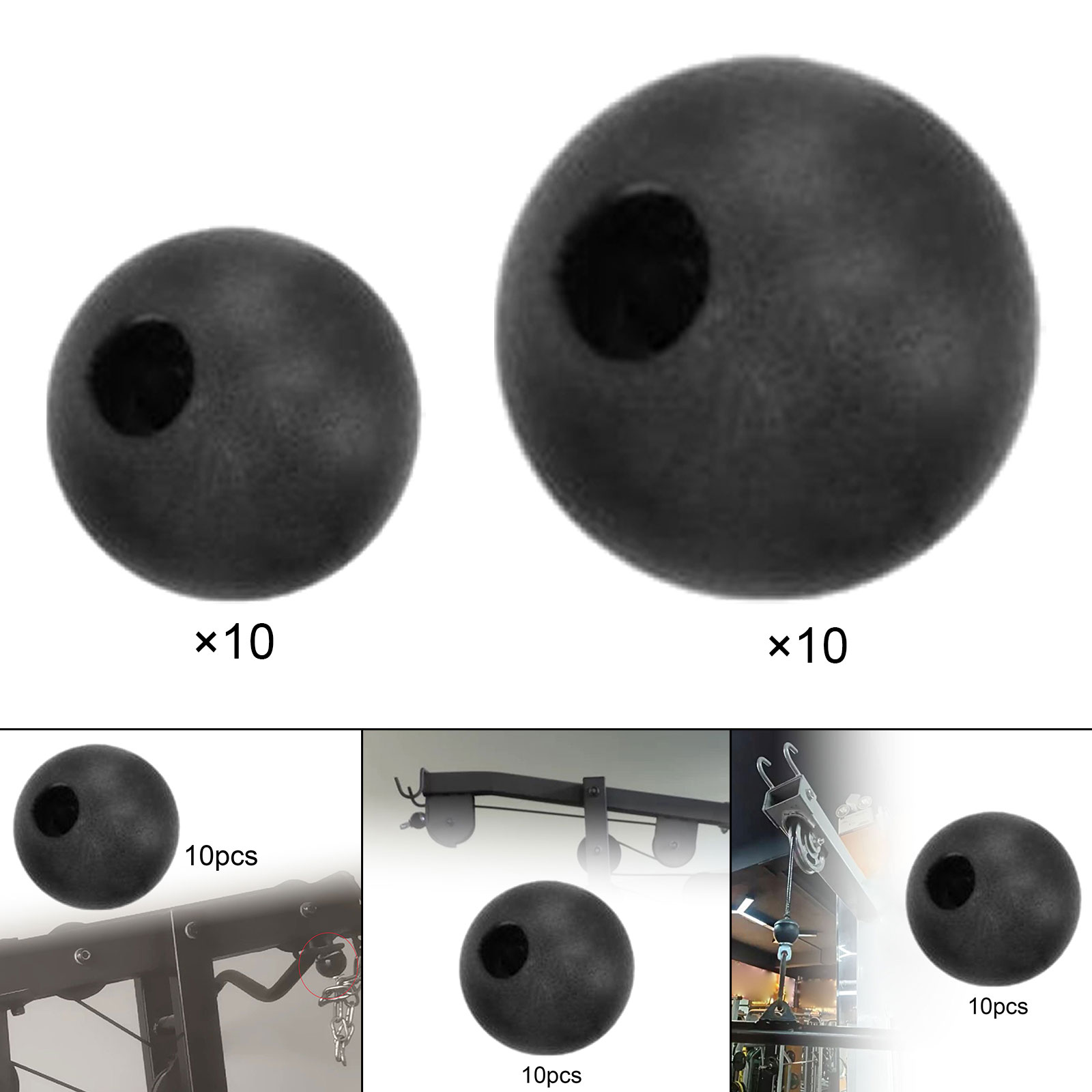 10x Fitness Pulley Cable Ball  - đánh giá và giá Home Gym Nala