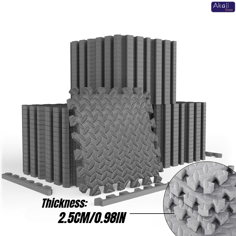 2.5cm Thick EVA Foam Interlock - đánh giá và giá Home Gym On Carpet