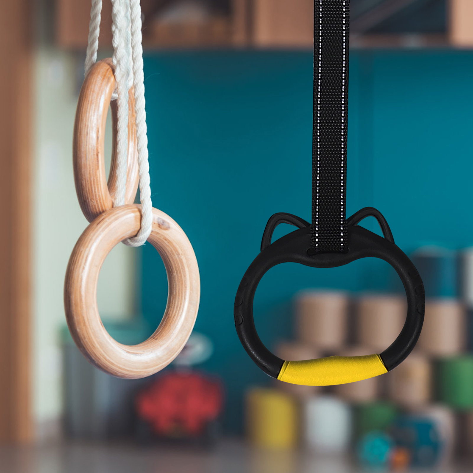 1 set 1 Set Gymnastics Rings F - đánh giá và giá Home Gym On Carpet