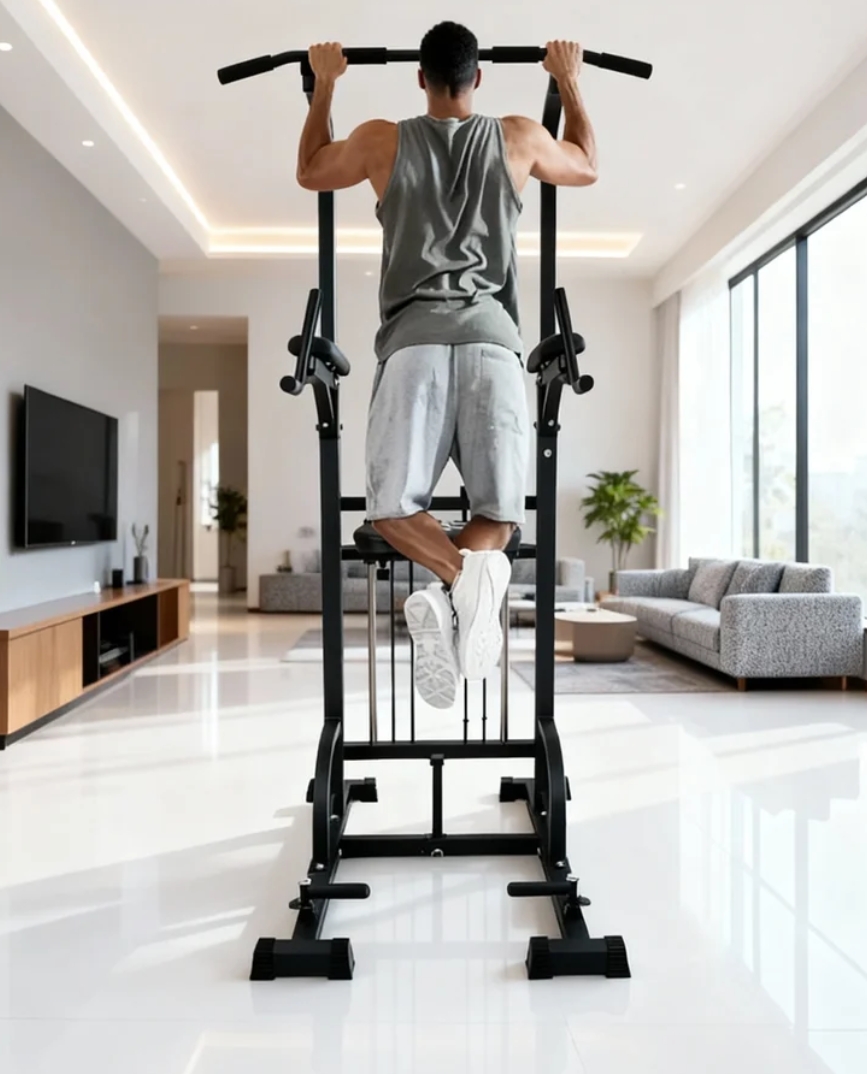 Power Tower Pull-Up Dip Statio - đánh giá và giá Pull Up Bar Tower