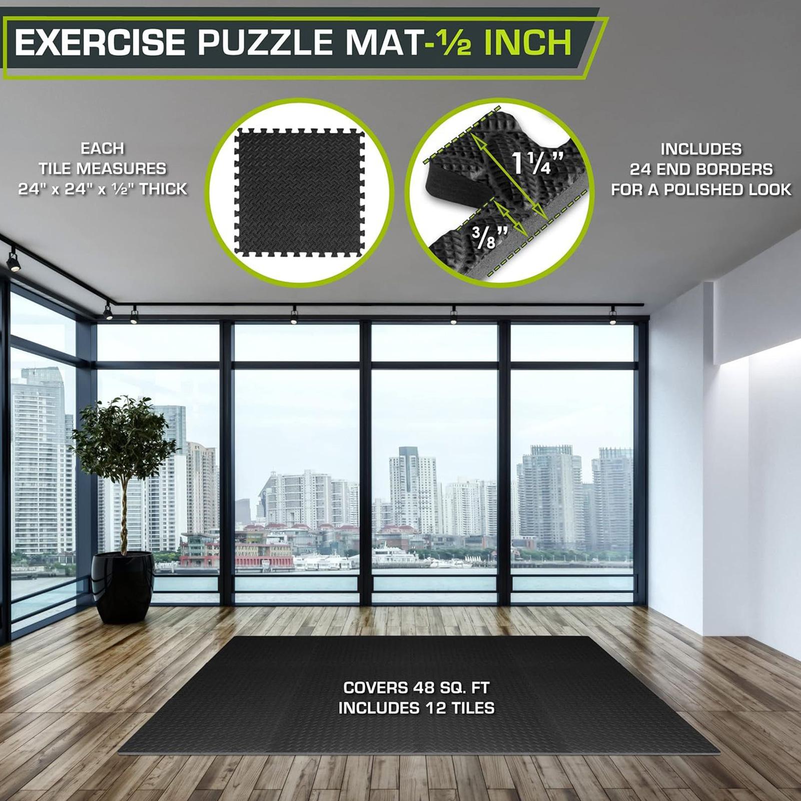 Gym Tiles 12 Pieces Interlocki - đánh giá và giá Home Gym For Toddlers
