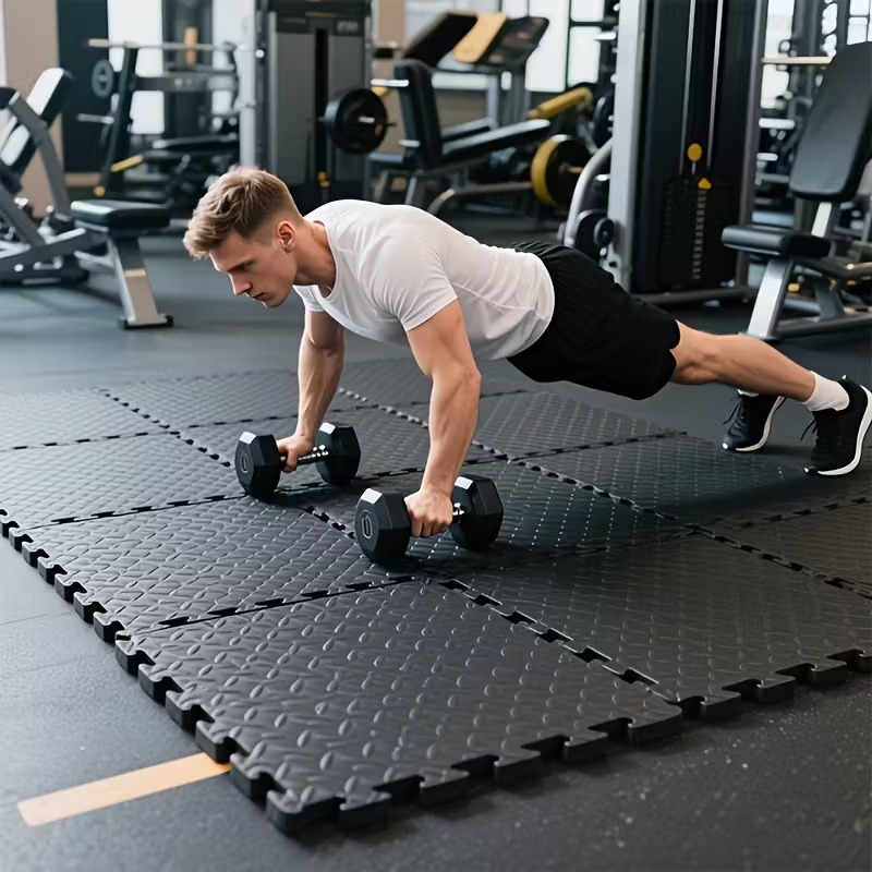30x30cm 16 Pcs Interlocking Yo - đánh giá và giá Home Gym On Carpet