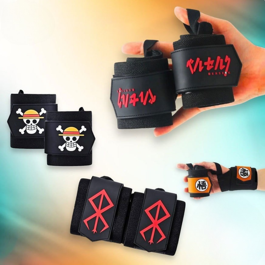 One Piece Naruto Berserk DRAGO - đánh giá và giá Lifting Straps Wrist