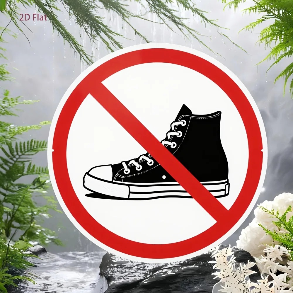 Rustic No Shoes Allowed Sign A - đánh giá và giá Home Gym Decor