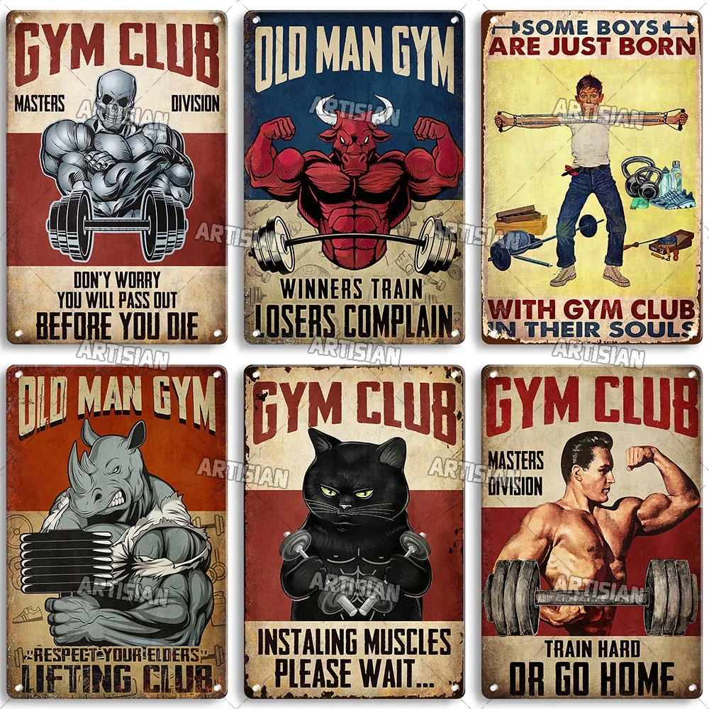 Old Man Gym Club Inspirational - đánh giá và giá Home Gym Decor