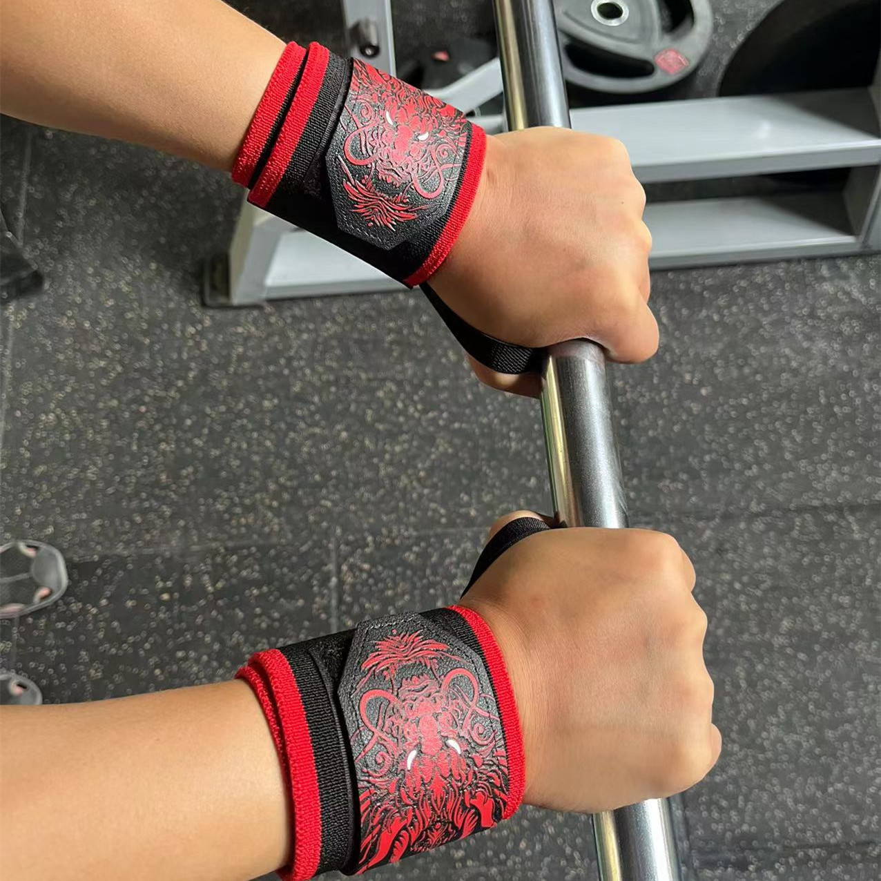 1Pair Chinese Dragon Fitness W - đánh giá và giá Lifting Straps Wrist