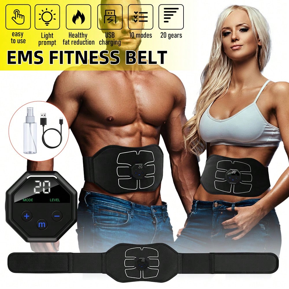 1Pc Abdominal Trainer Belt USB - đánh giá và giá Home Gym Hack