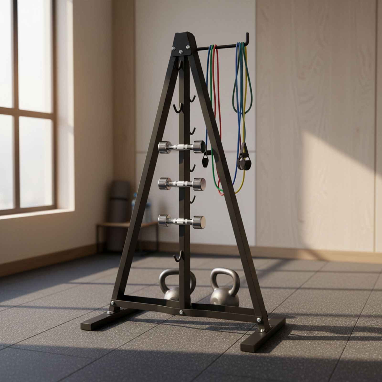 Lat Pull Down Bar Organizer wi - đánh giá và giá Home Gym Hack