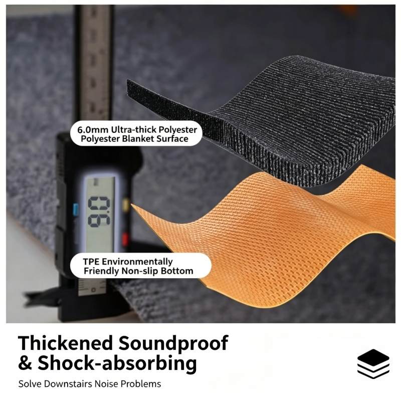 Heavy-Duty Sound Absorbing Rug - đánh giá và giá Home Gym On Carpet