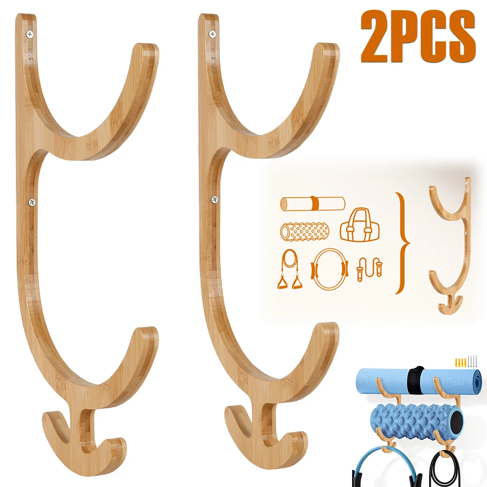 2Pcs Yoga Mat Storage Rack Wal - đánh giá và giá Home Gym On Carpet