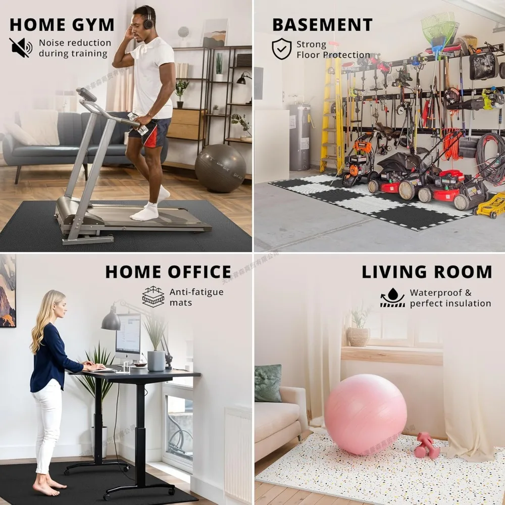 10Pcs 30x30x1cm EVA Foam Massa - đánh giá và giá Home Gym On Carpet