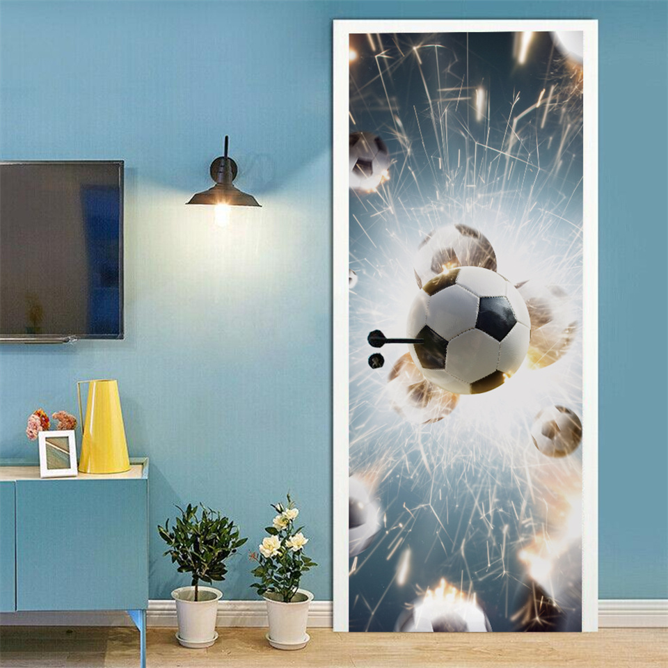 Bóng Đá Bóng Rổ 3D Giấy Dán Tư - đánh giá và giá Home Gym Decor