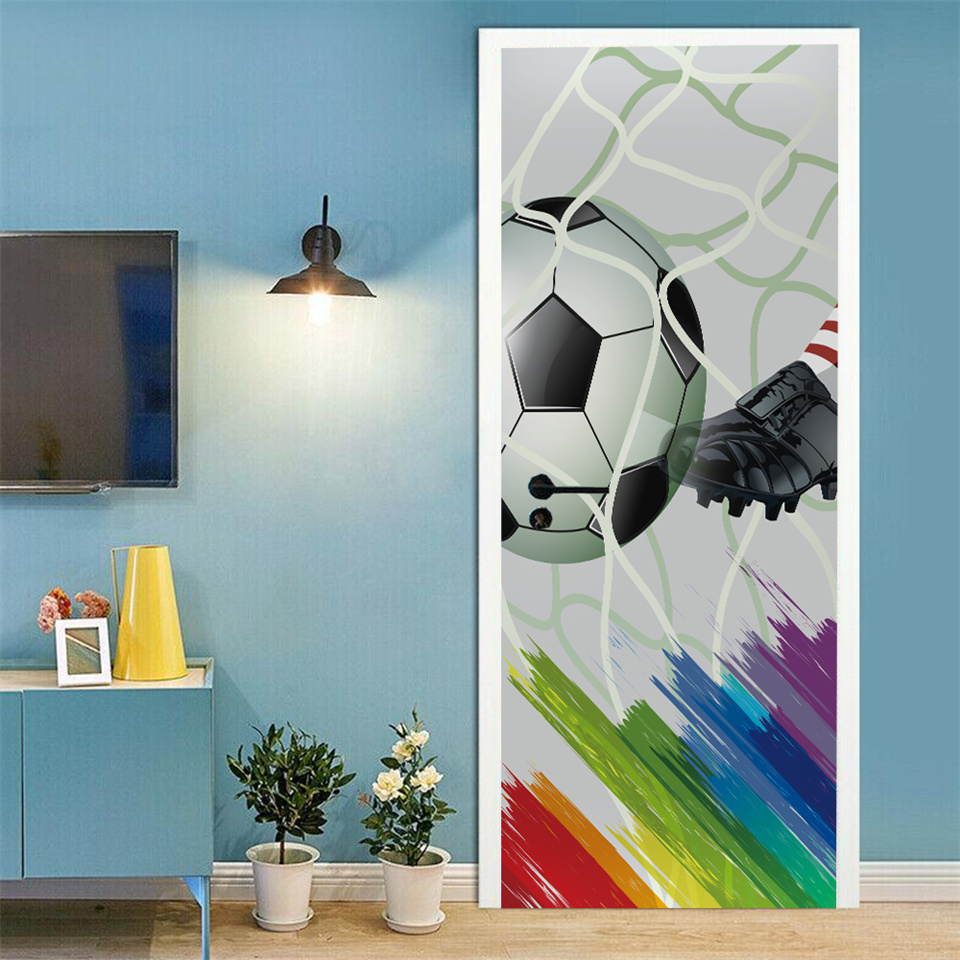 Bóng Đá Bóng Rổ 3D Giấy Dán Tư - đánh giá và giá Home Gym Decor