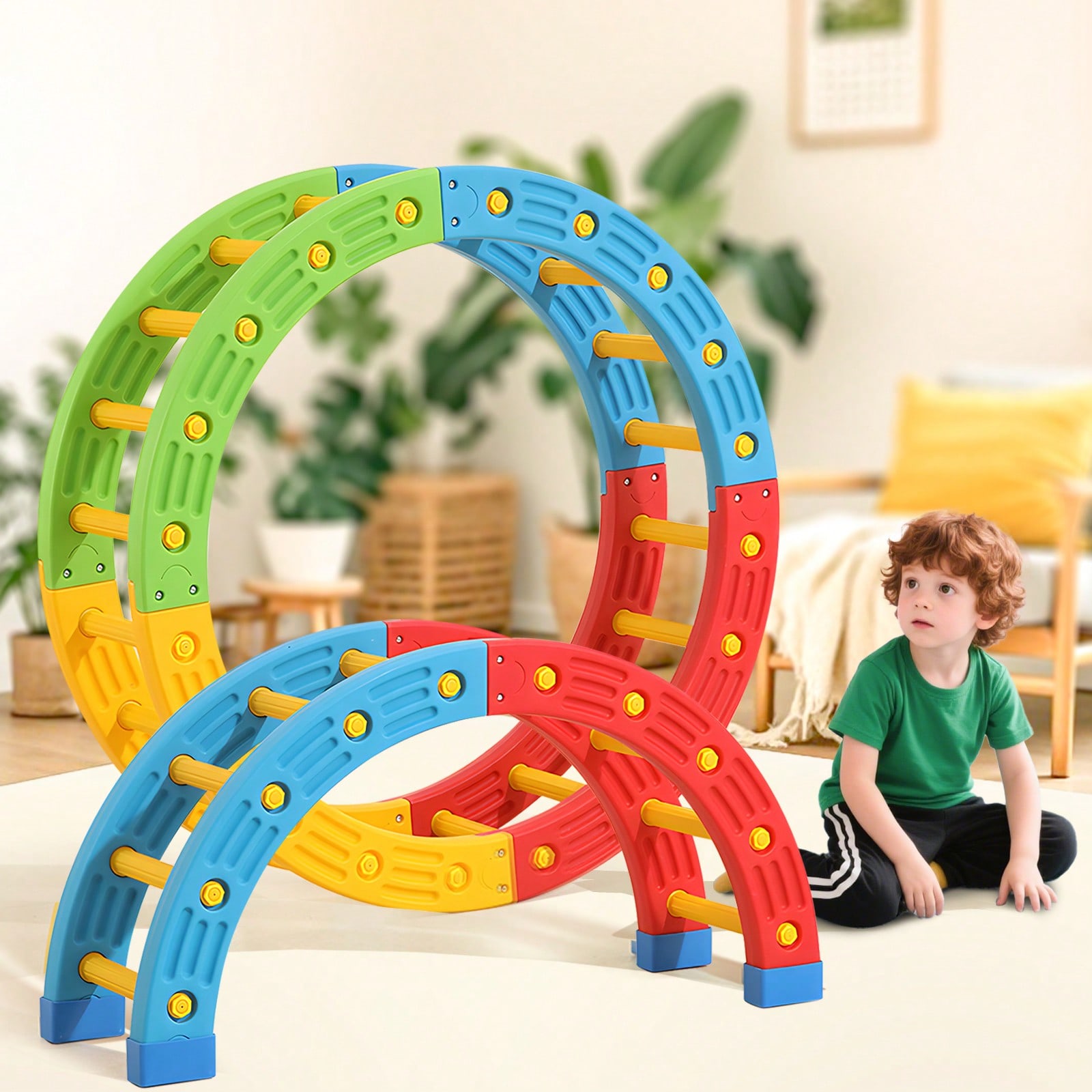 GCCSJ 2-In-1 Foldable Toddler  - đánh giá và giá Home Gym For Toddlers