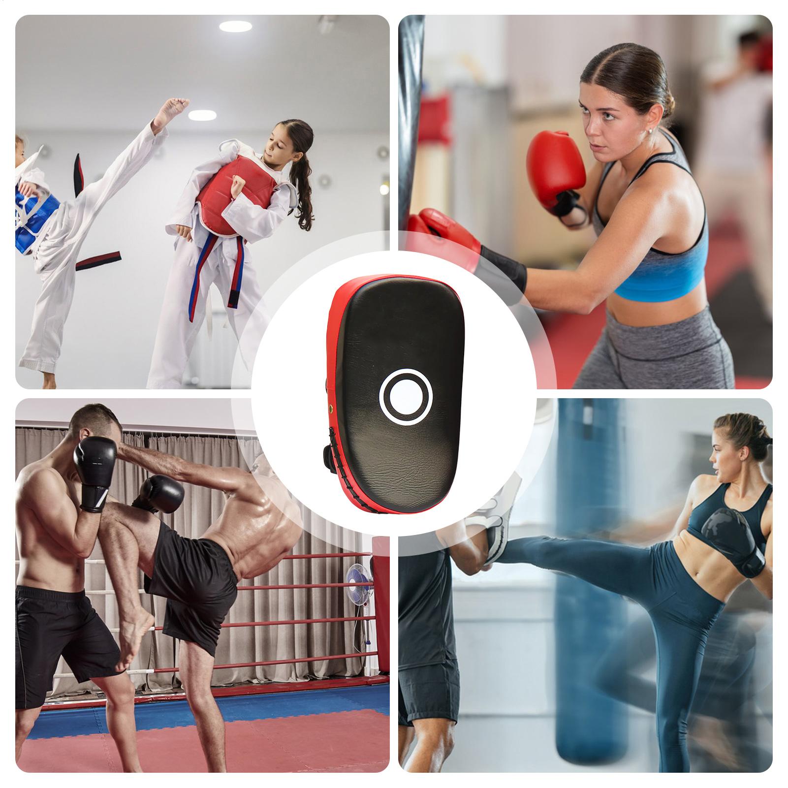 Boxing Pads PU Leather Curved  - đánh giá và giá Home Gym Equipments