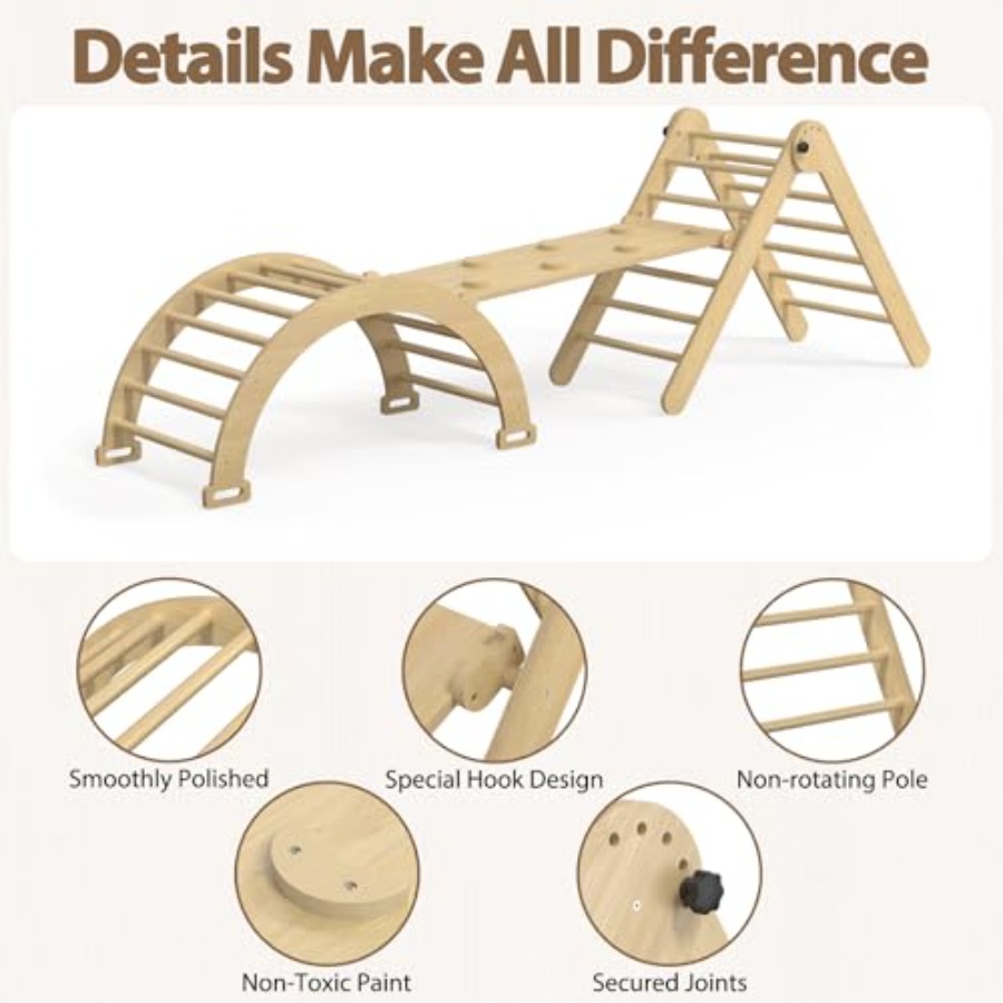 Indoor toddler climbing toy se - đánh giá và giá Home Gym For Toddlers