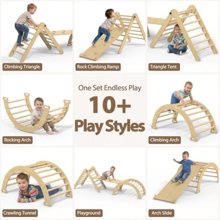 Indoor toddler climbing toy se - đánh giá và giá Home Gym For Toddlers