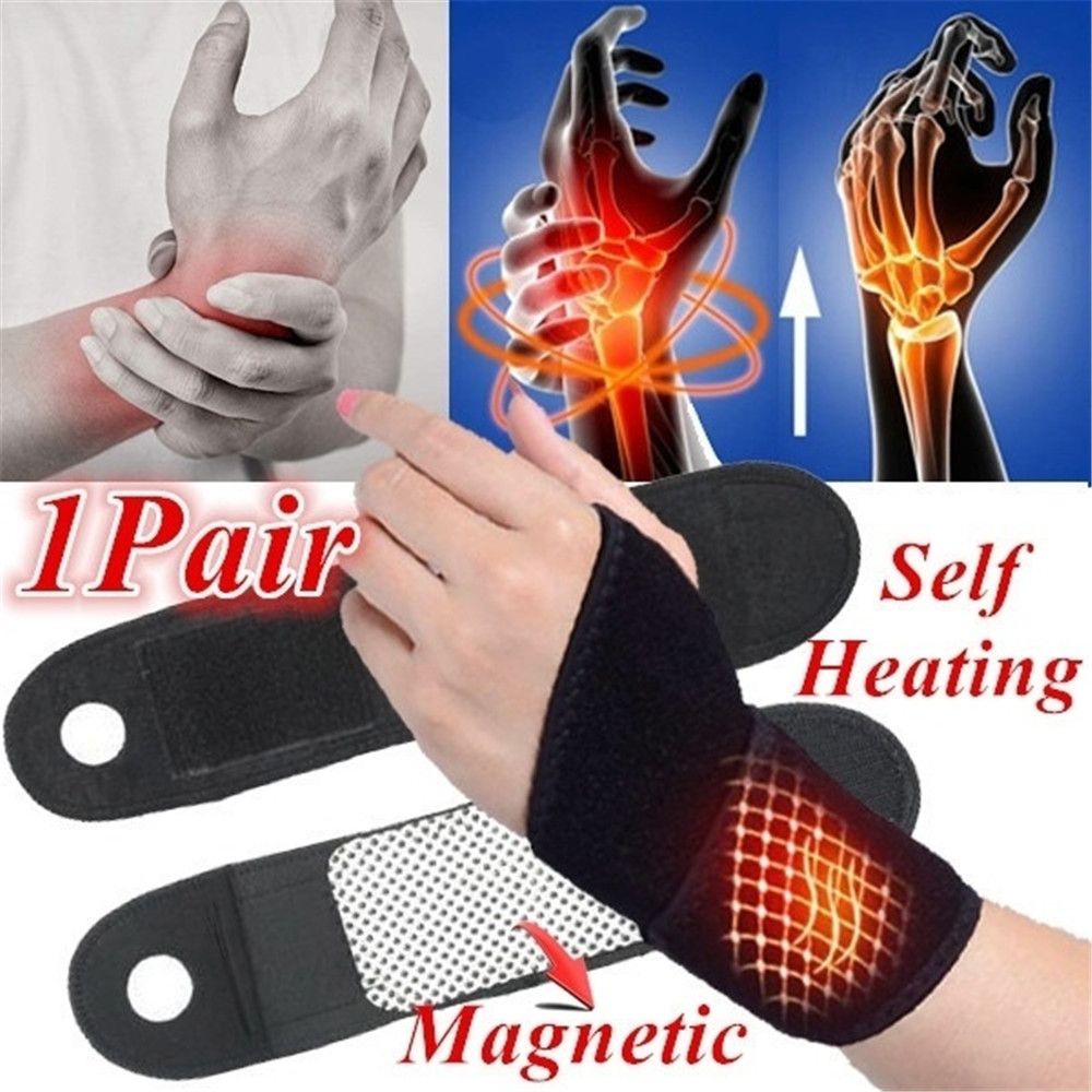 1 Pair Tourmaline Self-Heating - đánh giá và giá Lifting Straps Wrist