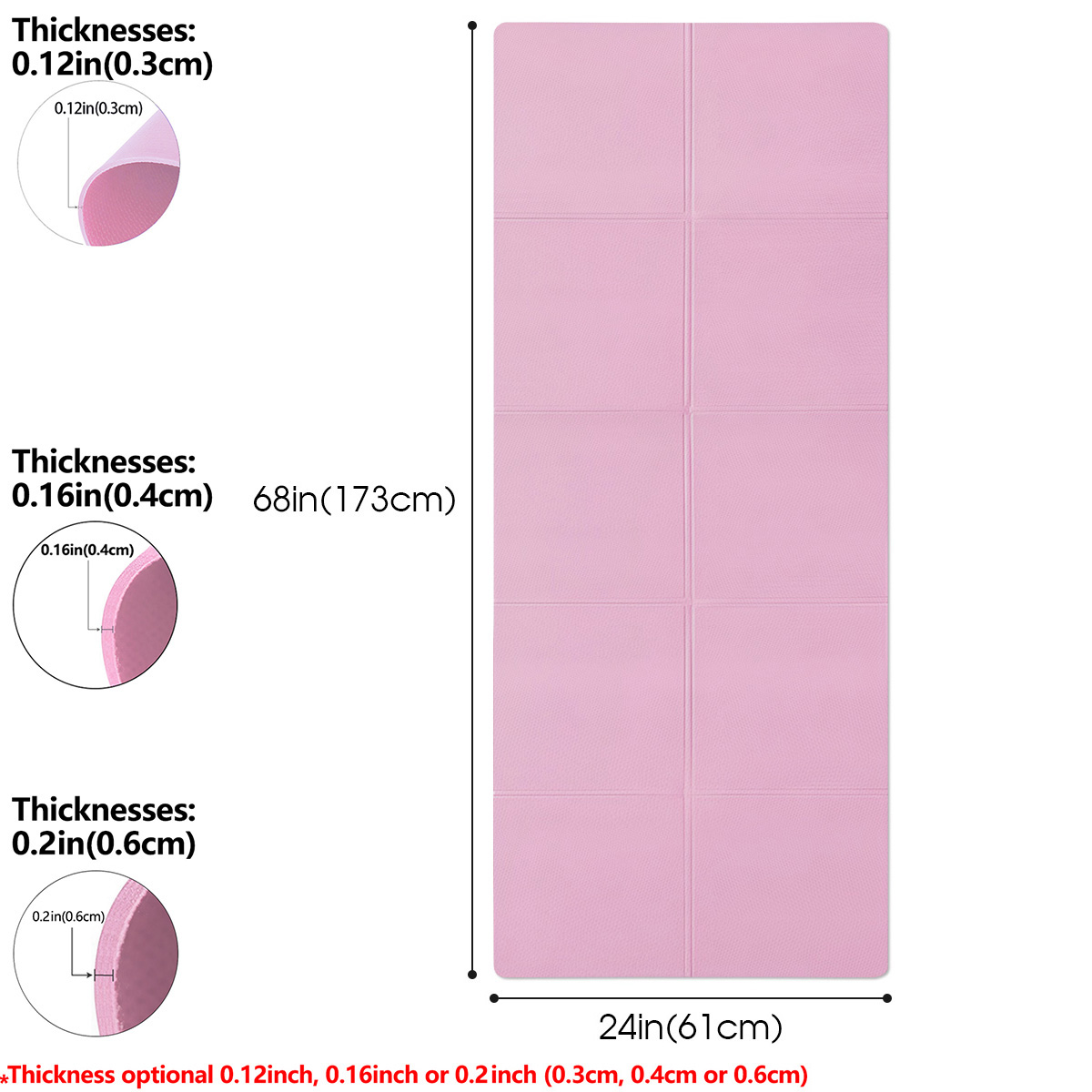 Yoga Mat Pilates Fitness Mat 3 - đánh giá và giá Home Gym On Carpet