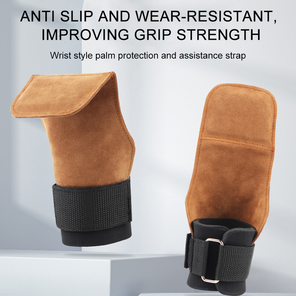 1Pcs Cowhide Gym Gloves Anti-S - đánh giá và giá Lifting Straps Wrist