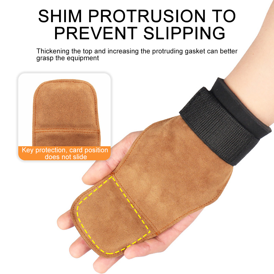 1Pcs Cowhide Gym Gloves Anti-S - đánh giá và giá Lifting Straps Wrist