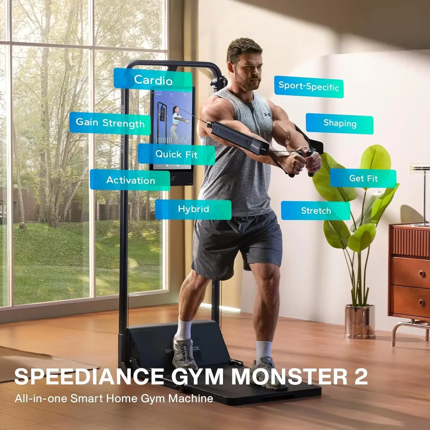 Gym Monster 2 Smart Home Gym A - đánh giá và giá Home Gym Smith