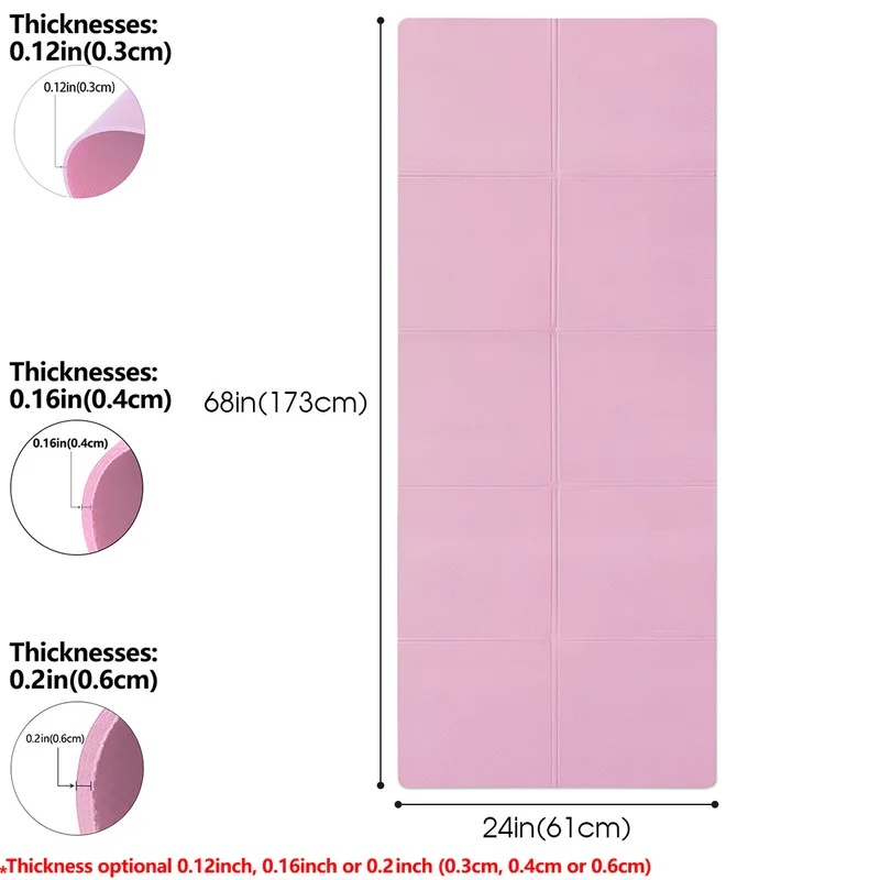 3/4/6mm Thick Non Slip Yoga Ma - đánh giá và giá Home Gym On Carpet