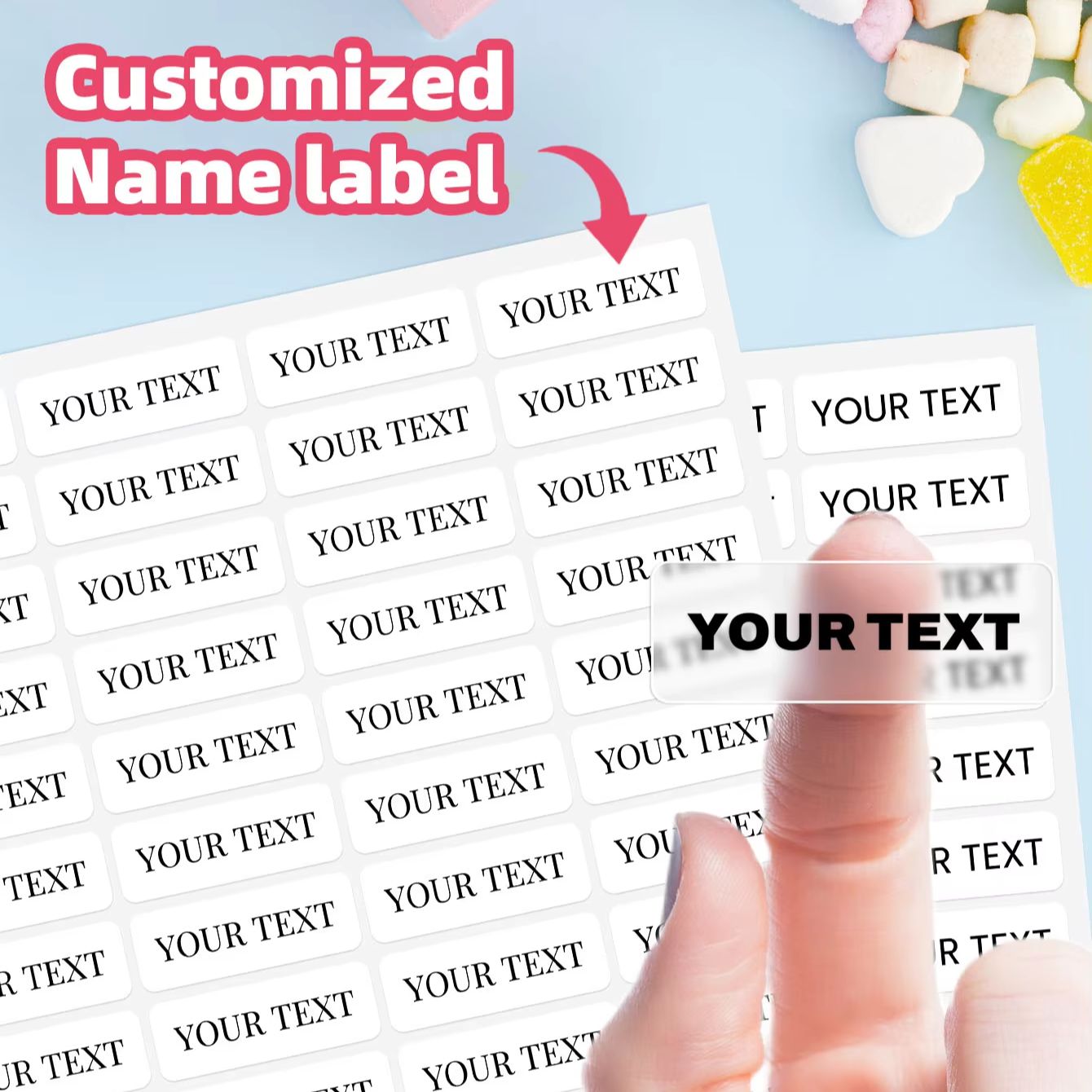 1-600PCS Custom Name Stickers, - đánh giá và giá Home Gym Decor