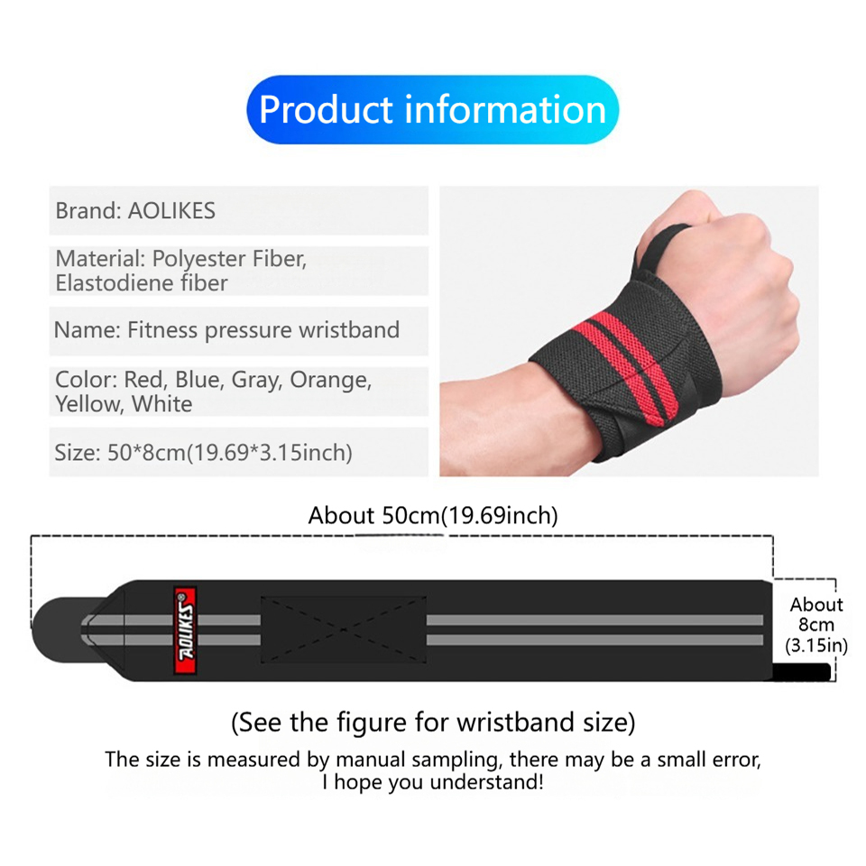AOLIKES Fitness Wrist Wraps We - đánh giá và giá Lifting Straps Wrist